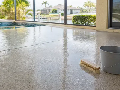 how to clean coated concrete — Sarasota homeowner guide