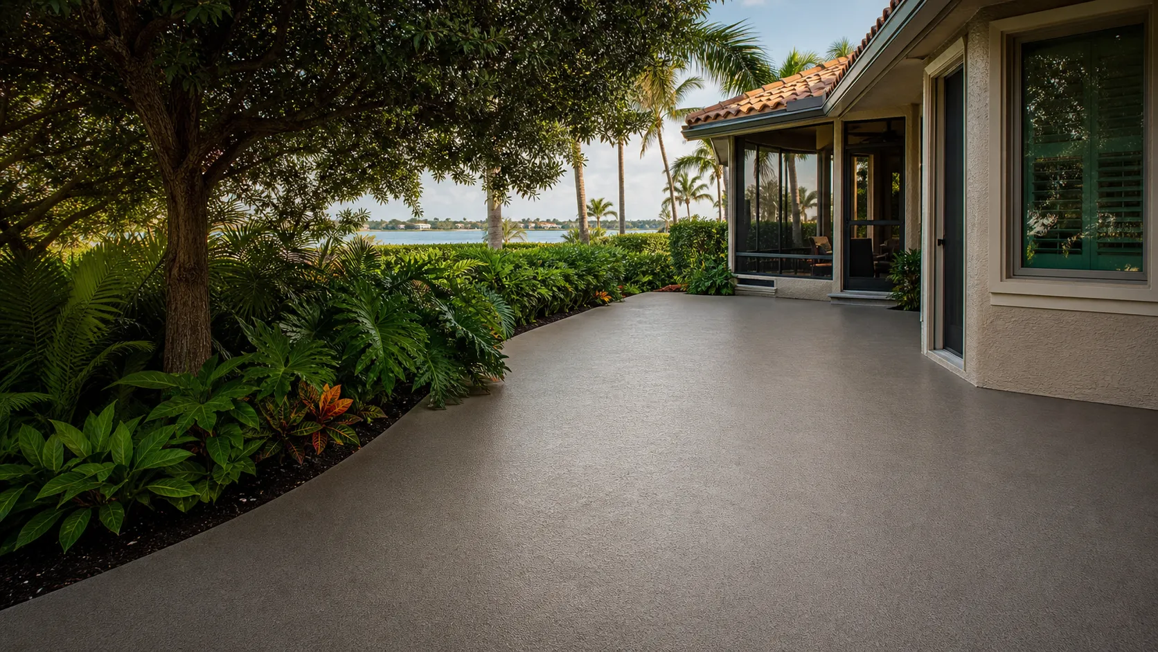 concrete crack repair in Sarasota, Florida by Concrete Decor Pros
