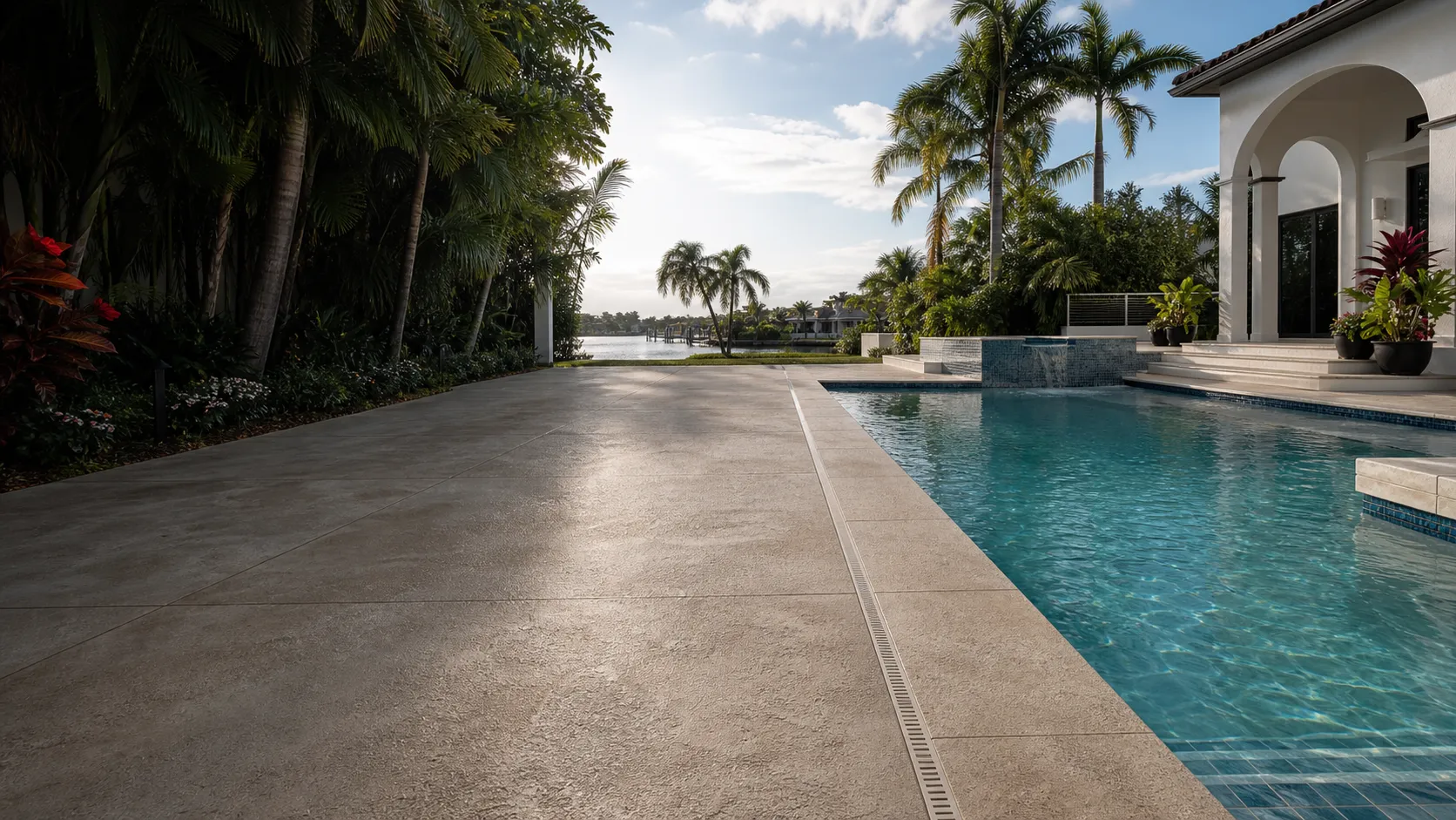 decorative concrete in Sarasota, Florida by Concrete Decor Pros