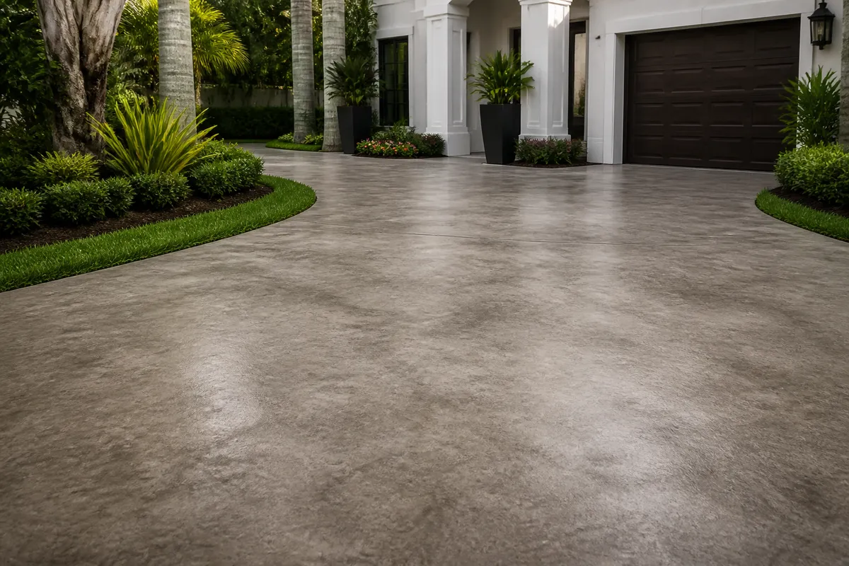 Decorative concrete coatings example for Driveway Coatings
