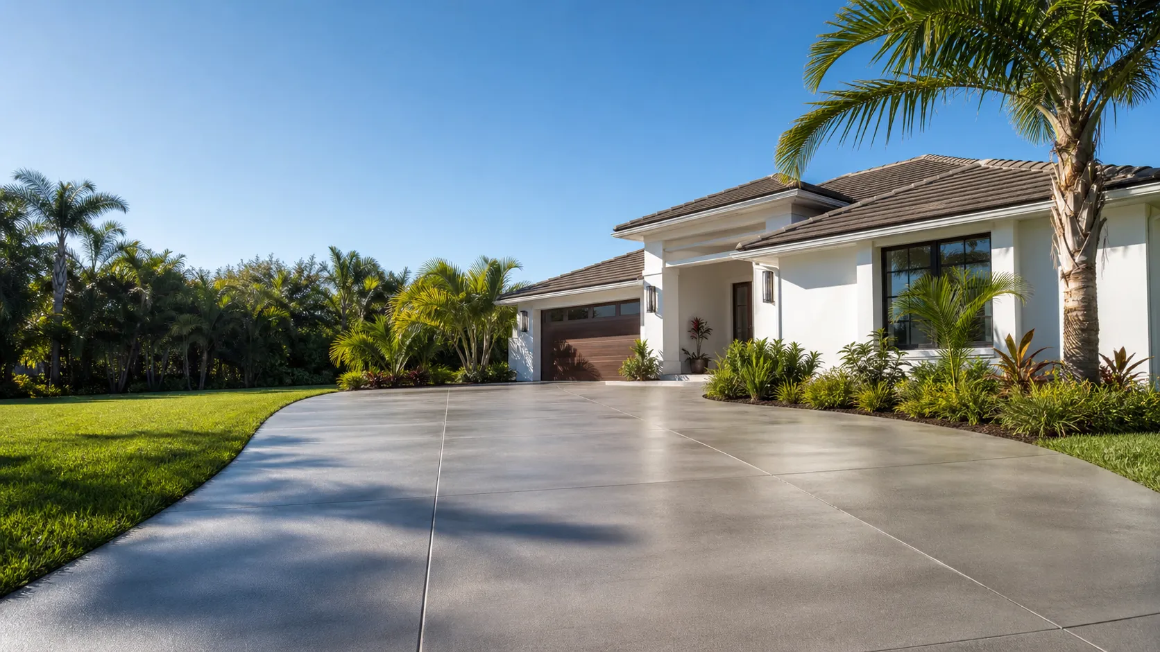 driveway coating in Sarasota, Florida by Concrete Decor Pros