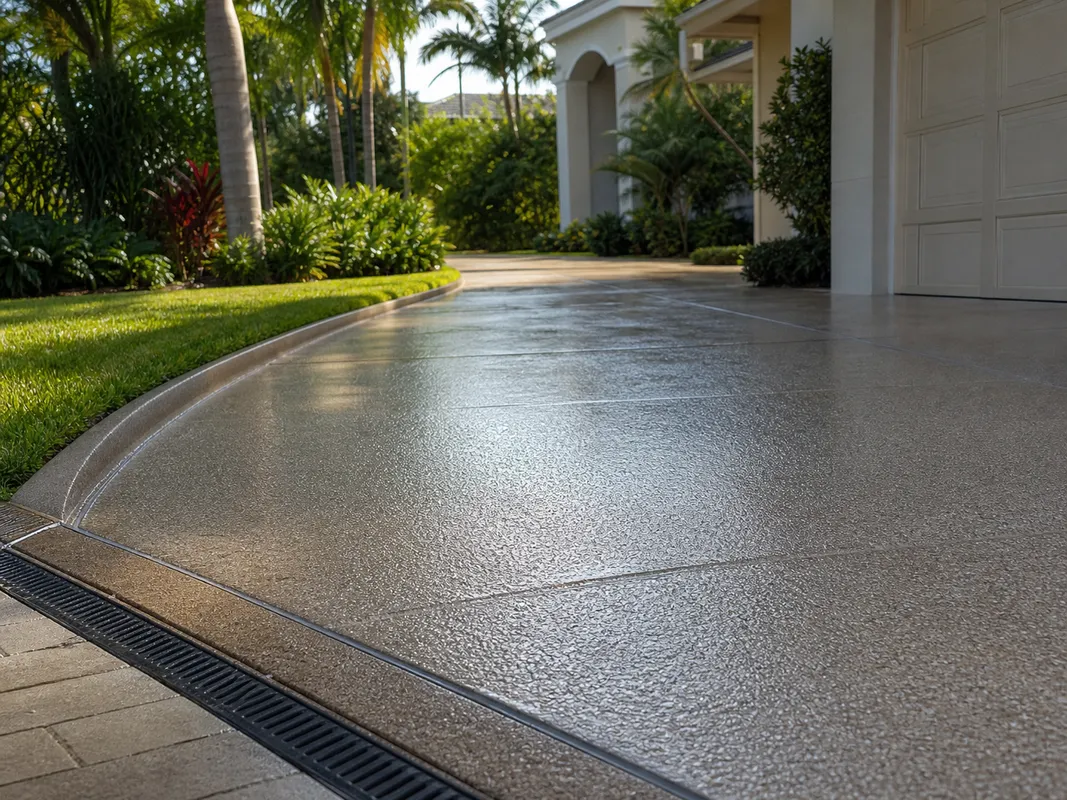 well-maintained driveway coating surface in Sarasota, Florida