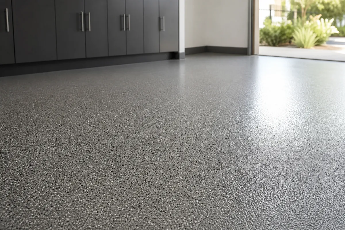 Slip-aware texture choices example for Epoxy Flooring