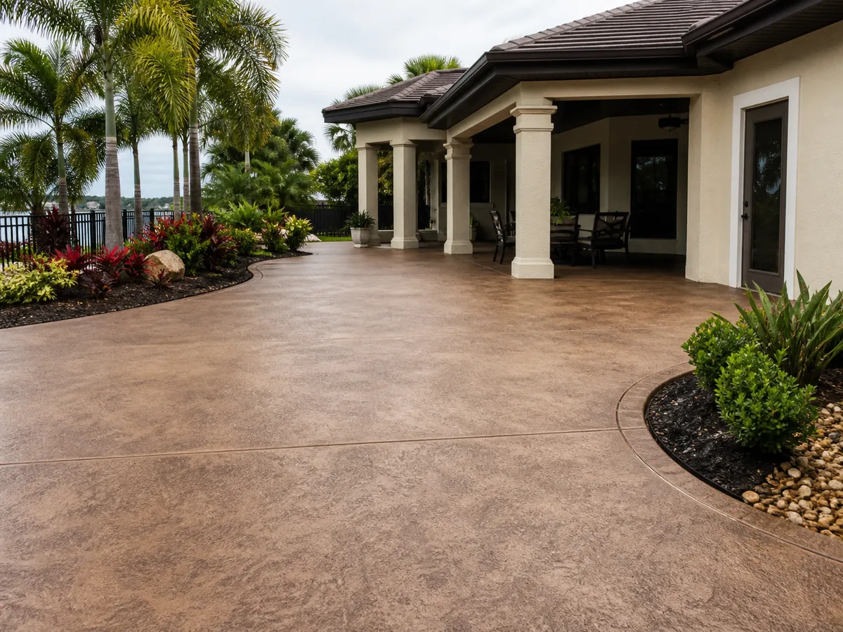 decorative concrete resurfacing in Punta Gorda, Florida