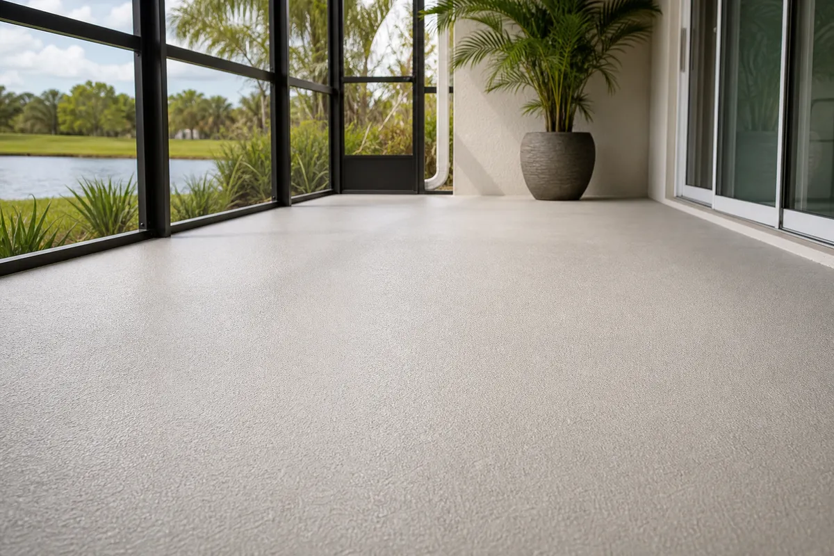 Light textured coatings example for Lanai Coatings