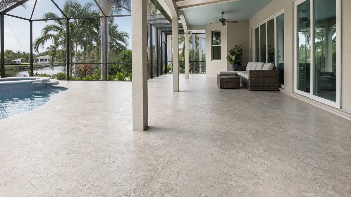residential decorative concrete coating in Anna Maria Island, Florida