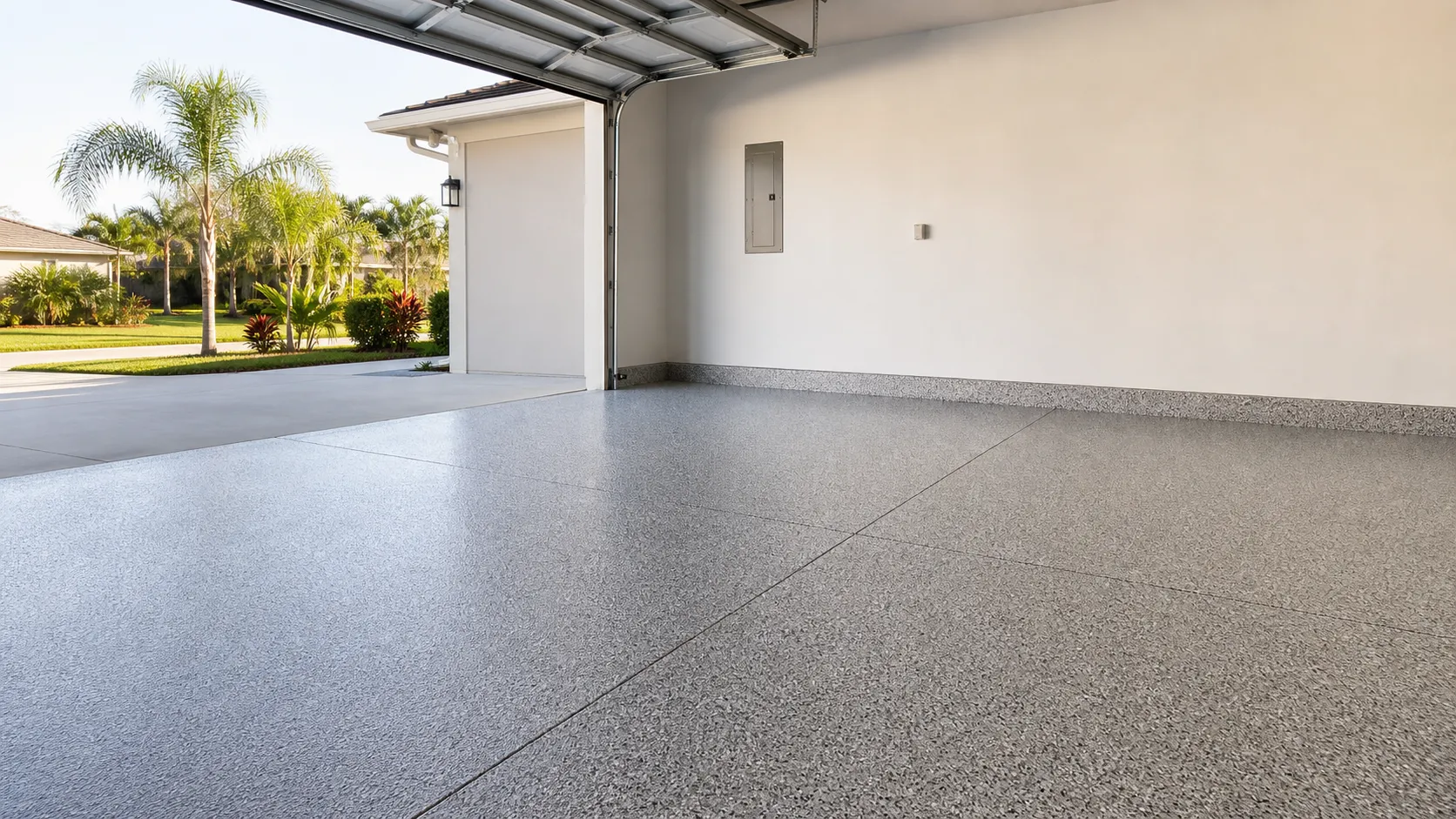 decorative concrete coating project by Concrete Decor Pros in Port Charlotte, Florida
