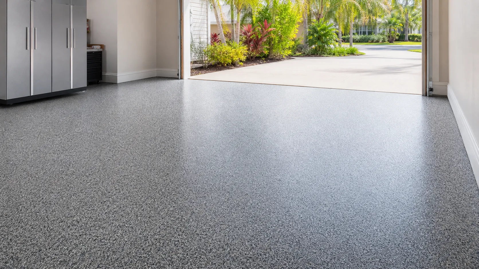 decorative concrete coating project by Concrete Decor Pros in Ruskin, Florida