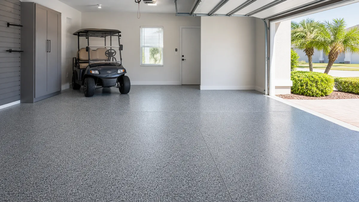 decorative concrete coating project by Concrete Decor Pros in Sun City Center, Florida